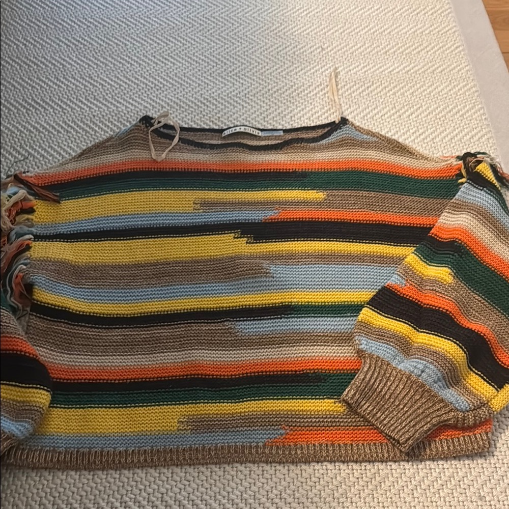 Multicolor Striped Sweater